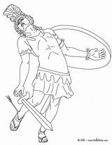 Achille Achilles Aquiles Coloring Talon Ulysse Mito Mythologie Hector Grecque Hellokids Coloriages Personnage Mitologia Griega Personajes sketch template