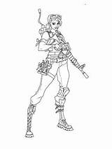 Ausmalbilder Fortnite Renegade Raider sketch template