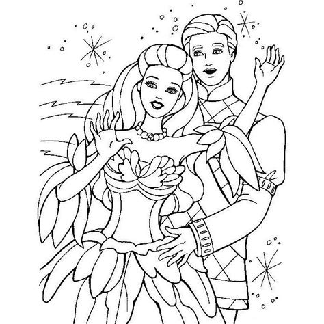 barbie   dancing princesses coloring pages coloring easy