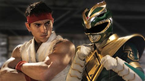 green ranger fights ryu in new super power beat down