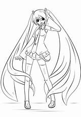 Miku Hatsune Coloring Pages Aphmau Draw Drawing Anime Printable Color Manga Step Hur Ritar Man Kids Base Categories Getcolorings Tracing sketch template