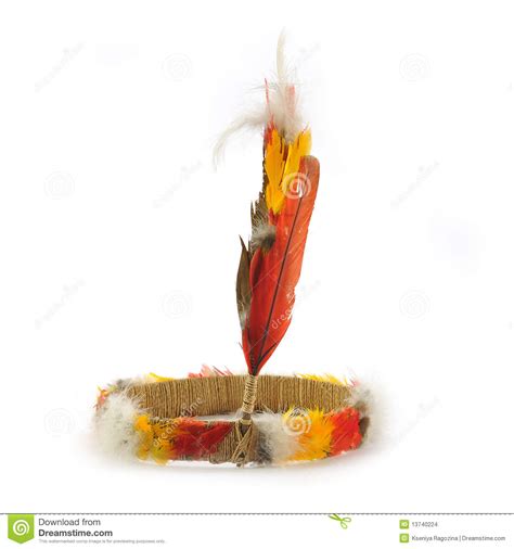 colored indian head feathers stock images image
