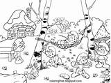 Smurfs Smurf Teenagers Spellbound Forest sketch template