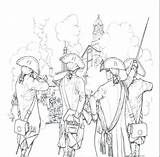 Coloring Pages Revolutionary War Getcolorings American Revolution sketch template