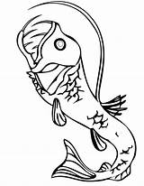 Coloring Fish Deep Sea Viperfish Pages Koi Creatures Viper Clipart Handipoints Clip Cool Cliparts Library Getcolorings Designlooter Drawings Primarygames Cat sketch template