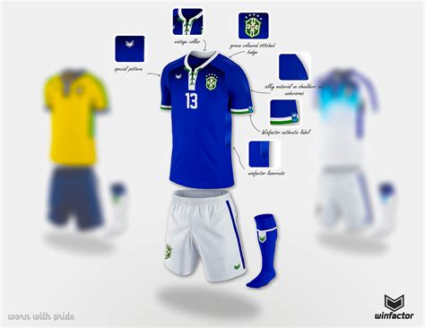 brazil  kit copa america design football