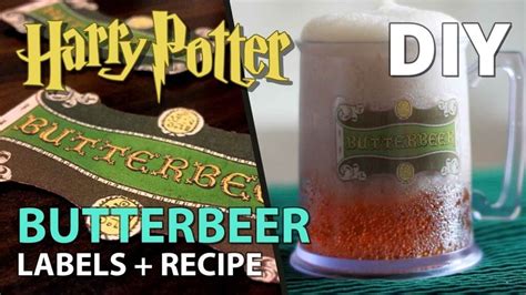 printable butterbeer labels  printable templates