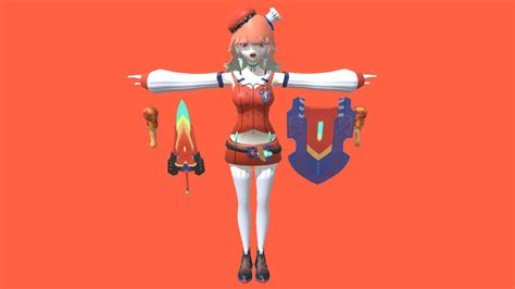 takanashi kiara download free 3d model by alexferrart3d