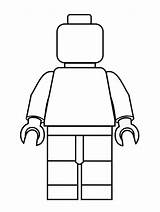 Lego Minifigure Printable Pages Own Create Coloring Template sketch template