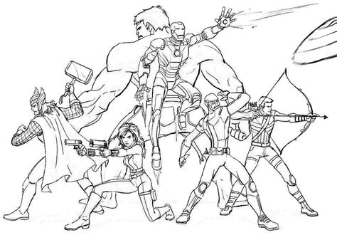 avengers coloring pages  kids  getdrawings