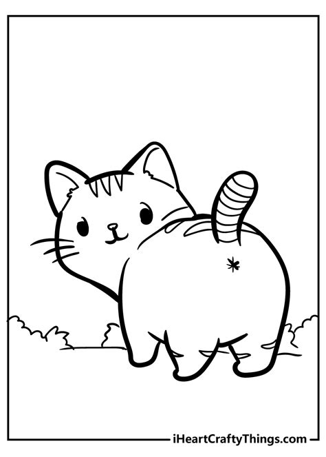 baby cat coloring pages