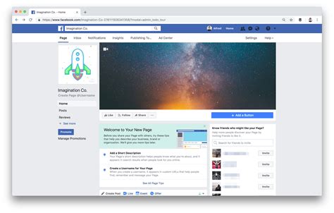 create  facebook business page business walls