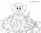 Fall Printable Kids Coloring Pages Autumn Sheets Activity Fun Dog Activities Color Print Colouring Printables Time Leaves Kiwi Pumpkin Drawing sketch template