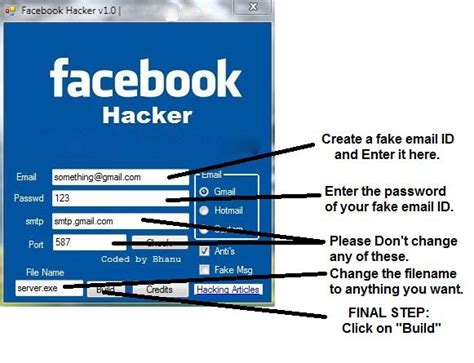 hack facebook account brain hackers
