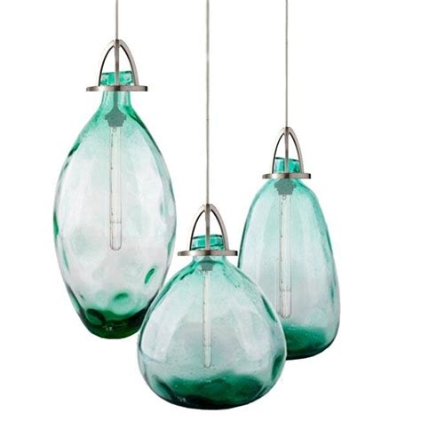 15 Photo Of Turquoise Glass Pendant Lights