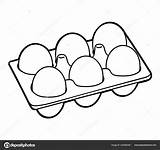 Eggs Book Uova Eierschachtel Huevos Dozen Kleurend Zes Kippeneieren Boek Kreme Krispy Seis Doughnuts Grafiken Ksenya Savva sketch template