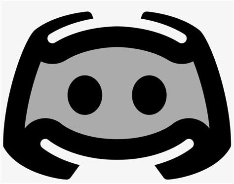 Logo Discord Icon Black Discord Logo Png 1600x1600 Png