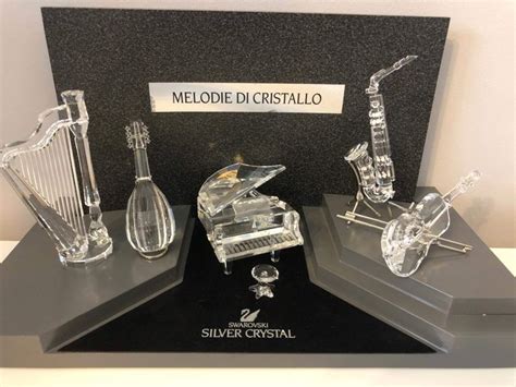 swarovski muziekinstrumenten met zeldzame display kristal catawiki