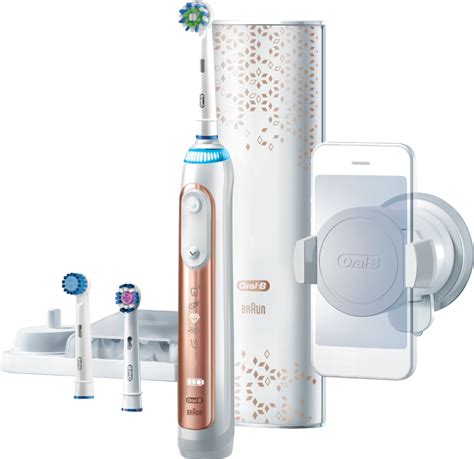 Best Buy Oral B Genius Pro8000 Connected Rechargeable Toothbrush Rose