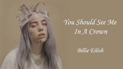 crown lyrics video billie eilish youtube