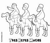 Coloring Pages Reyes Google Magos Tres sketch template