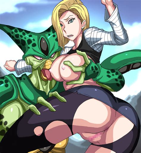 684916 Android 18 Cell Dragon Ball Z Android 18 Meet