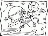 Coloring Space Pages Science Printable Outer Preschool Cartoon Children Rocket Wonder Coloringhome Comments sketch template