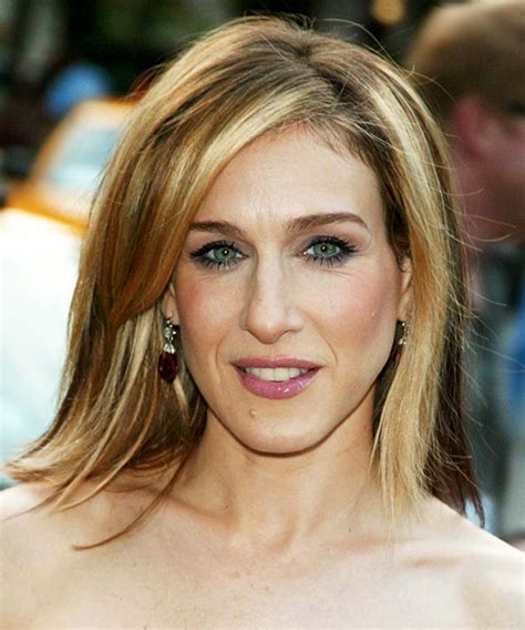 Sarah Jessica Parker Medium Straight Hairstyle With Side