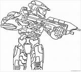 Halo Coloring Pages Elite Getcolorings sketch template
