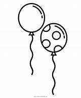 Balloon Globos Colorear Palloncini Speech Ultra sketch template