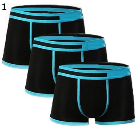 2016 Men S 3x Multi Color Sexy Cotton Underwears Boxer Shorts