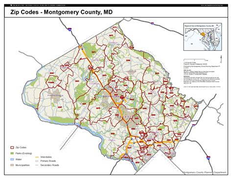 Montgomery County Zip Code Map – Zip Code Map