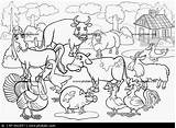 Seres Vivos Ciencias Animales Granja sketch template