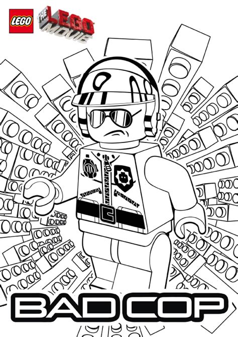 bad   lego  coloring pages