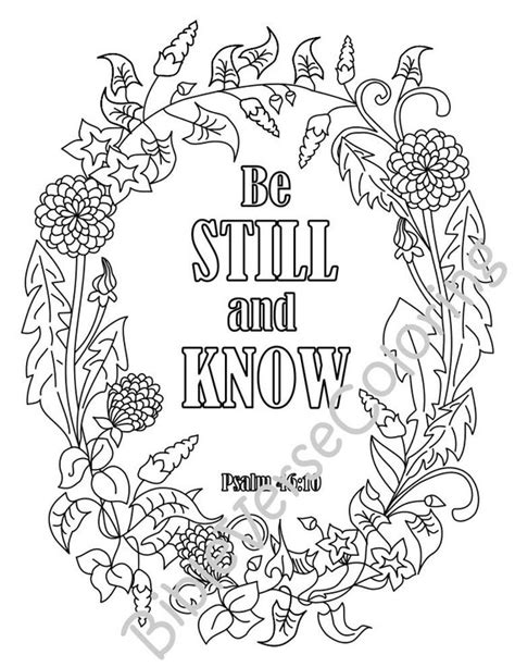 bible verse coloring pages set inspirational quotes diy etsy