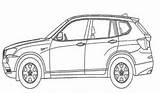Bmw X3 Coloring Pages Cars Kids Car 收藏自 Super sketch template