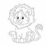 Lion Depositphotos sketch template