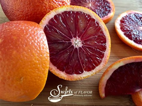 blood oranges swirls  flavor