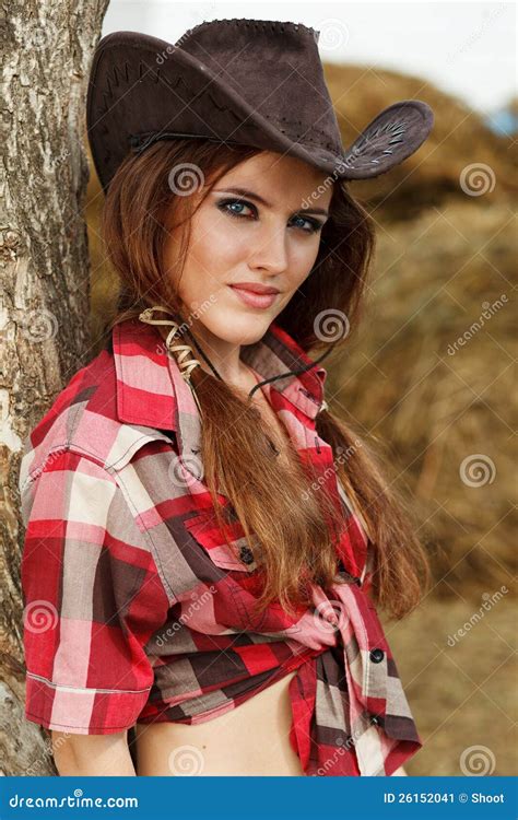 Beautiful Cowgirl Stock Image Image Of Cowgirl Outdoors 26152041