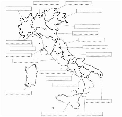regioni mute gif  mappa dellitalia attivita geografia comprensione della lettura