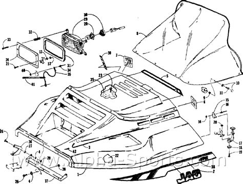 arctic cat snowmobile parts diagram wiring diagram