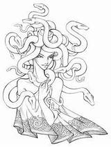 Medusa Drawing Mythologie Drawings Colouring Danae αναζήτηση Perseus Netart Snakes Books sketch template