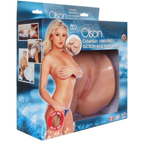 bree olson cyberskin vibrating suction base pussy and ass sex toys and adult novelties adult dvd