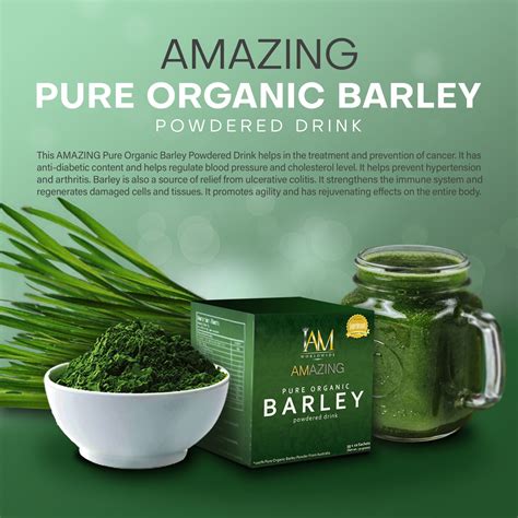 amazing pure organic barley powdered drink iam worldwide bacolod