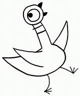 Pigeon Mo Willems Coloring Pages Books Bunny Color Craft Knuffle Preschool Printable Don Book Clipart Sheets Kids Cliparts Worksheets Clip sketch template