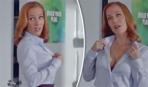 Actress Gillian Anderson Oozes Sex Appeal In Saucy X Files