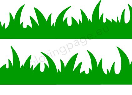 simple green grass printable coloring page