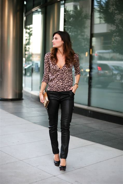 sex appeal and style in women s leather pants the wow style