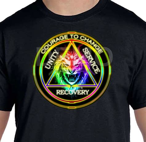 alcoholics anonymous courage  change aa  shirt select  color