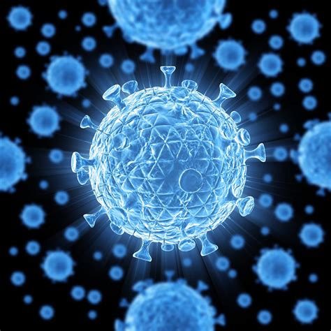 hiv virus particles artwork photograph  mehau kulyk